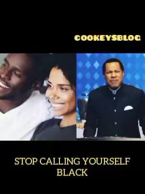 The image is split, top half featuring text: "COOKEYSBLOG". Left side: a man smiling, head and shoulders, facing left paired with a woman head and shoulders against a white background looking at a person behind them. The right side shows a man in a black suit, seated, with a serious expression looking forward against a blue backdrop. Bottom portion of the image features the text hook. The whole image has a black background.