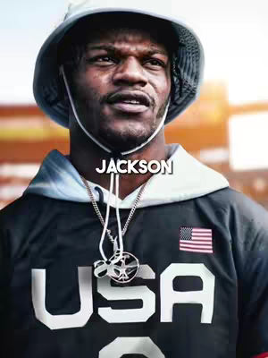 The cover image features a man wearing a bucket hat and a "USA" hooded jacket. The man is centered with a white text overlay "JACKSON" over his face. The image has a sunny, outdoor feel.