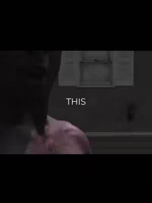 The cover image is a dark, vertical shot that appears to be a still from a video. The bottom part of the image is an indistinct dark silhouette of a person, possibly a man, clad in a pink shirt. The upper right section reveals a room with a window, a wall, other objects, and light and shadow.