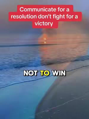 The image shows a beach landscape at sunset with text overlays. The sky gradients from orange to blue as the sun sets, the sea surface is reflecting the colors of the sky. In the foreground is the sea with a text bubble overlayed in the bottom and top left corner.