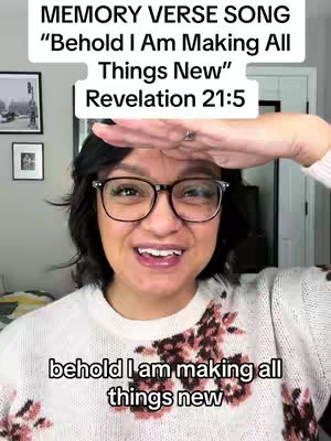 The cover image shows a woman indoors, facing the camera with a smile. She's wearing glasses and a white sweater with floral designs. Above her is a text overlay, and the background suggests a home environment.