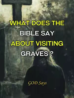 The cover image presents a somber scene with a large stone cross in the background.  A person with long hair is silhouetted in front of a tombstone. Bright, yellow text overlays the image, posing a question. The overall tone is serious and contemplative, suitable for a religious or spiritual discussion.