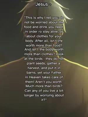 The cover image features an animated bust of someone with pale skin and short, white hair. Text from the bible is overlaid in a simple font.
