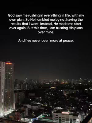 A nighttime cityscape view with brightly lit skyscrapers and the dark sky. Text is overlaid with a white font with black background.