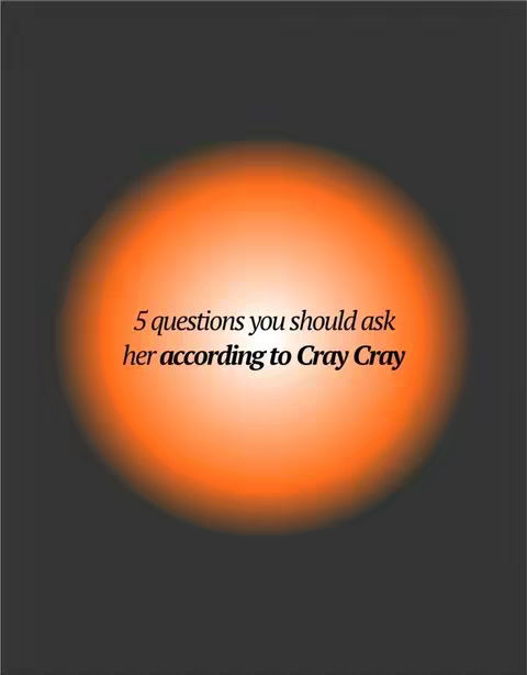 The cover image features a dark gray background with a large, blurred orange circle in the center. The text overlay is written in a sans-serif font, positioned below the center of the orange circle.