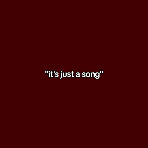 A solid, deep red background with white text in the center. The text is a quote enclosed in quotation marks.