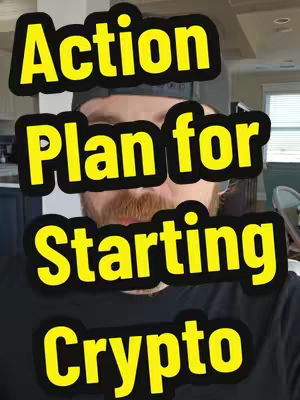 A selfie-style video cover featuring a man with a beard and a black hat, with superimposed text in a bubble style. The background is blurred, suggesting a home or office interior. The text overlays are bold and colorful, using a bright yellow font with a black outline over a black background.