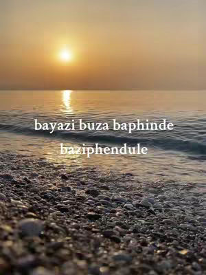 The cover image displays a serene sunset over the ocean. The sun is positioned in the center, casting a golden glow over the water and sky. Rolling waves break gently on a pebble-strewn shore. The text overlay adds to the calming atmosphere.