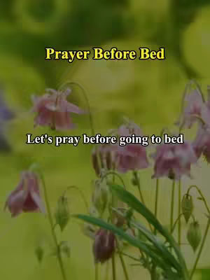 A soft, blurred background of green and yellow, with delicate pink flowers in the foreground. Two lines of text, one golden and one white, are superimposed on the image, drawing attention.