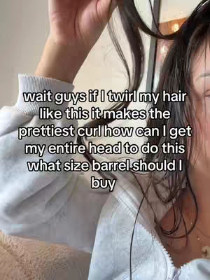 A close-up shot features a person with dark hair holding a strand of hair up, the foreground is filled with text.
