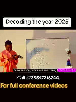 The image features a man in an orange shirt speaking in front of a whiteboard with writing on it. Text overlays at the top and bottom provide context and a call to action.