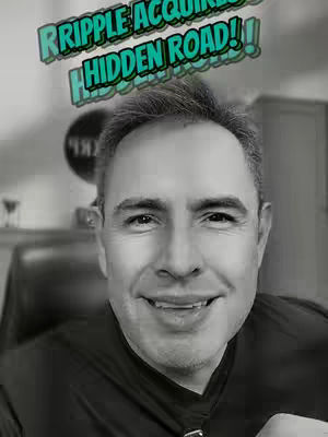 A grayscale selfie of a man smiling broadly, the upper half of his body visible. Overlaid at the top are angled text elements in a contrasting color. The background is out of focus, suggesting an indoor setting.