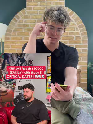 The cover image is a split-screen composite. The primary focus is on a young man with curly hair, glasses, and a black t-shirt, who is looking down and seemingly holding a phone. Behind him is a brick fireplace mantel. A smaller, overlaid image in the bottom half shows another man with a beard and a black shirt. Above the beard man is a graphic with red text, and boxes with checkmarks. The background is a room with various design elements. The overall composition is a combination of personal interaction and informational graphics intended to explain the video concept.