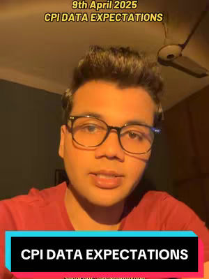 A man in a red shirt and glasses is centered in the frame, looking towards the camera. The top of the image has overlaid text indicating a date and description. At the bottom lies a black and blue bar with further text. The background is dimly lit, suggesting an indoor setting.