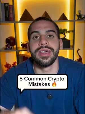 A man with a beard and dark hair speaks toward the camera, with a text bubble overlay displaying the video's title.