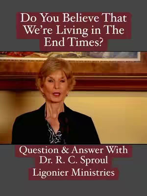 A mid-shot shows a woman speaking in front of a blurred background. Text in maroon boxes at the top and bottom of the cover provides context. The image has a cool temperature and neutral lighting.