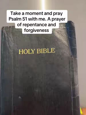 The cover image shows a close-up of a closed, black leather Bible. The words "HOLY BIBLE" are prominently displayed in gold lettering across the front. Above the Bible is a white rectangle with the text overlay.