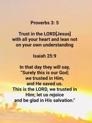 The cover image displays a gradient background that shifts from a light yellow at the top to a warmer, orange hue towards the bottom. Centered on the image are two Bible verses, set in a classic, easy-to-read font, against the luminous backdrop.