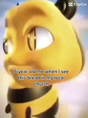 The cover image features a close-up of a 3D-rendered cartoon character that resembles a bee. The character is yellow with black stripes and has large, oval eyes. Text is superimposed on the image.