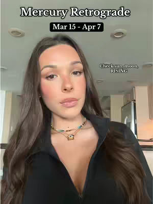 A woman with long brown hair and a black top is centered in the image, looking towards the camera. Text overlays indicate the video's topic. The background is blurred, suggesting a domestic setting.