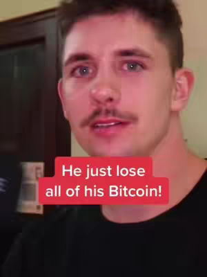 A man with short, dark hair and a mustache is close up, looking towards the viewer and talking. A red rectangular text box overlays the image.