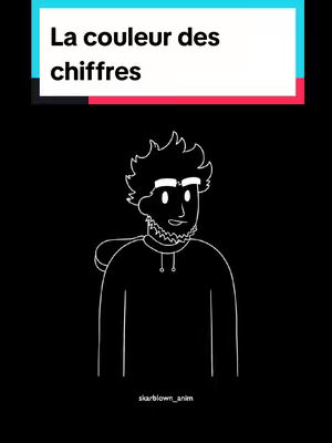 A stylized cartoon drawing of a man in a monochrome aesthetic. Above him is a banner with text against a black background.