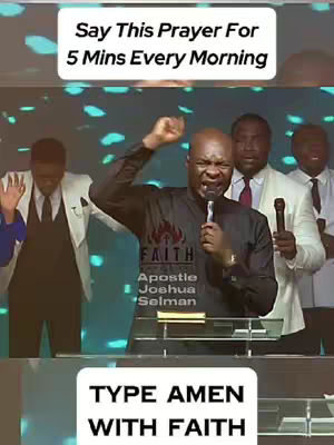 The cover image shows a group of men on a stage, with the central figure holding a microphone and gesturing with his right hand. Text overlays on the top and bottom provide a call to action.