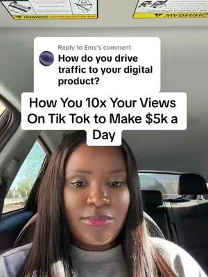 A woman is seated in a car, facing the camera and speaking. Overlayed text indicates the video's topic. The woman has dark hair and is looking directly at the camera. The background shows interior elements of the car.