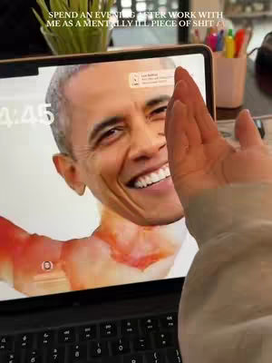 The cover image shows a laptop screen displaying an image of Barack Obama. The hand of a person is raised towards the screen, as if giving a high five. The screen displays the time as 4:45. The top of the screen has the text overlay.