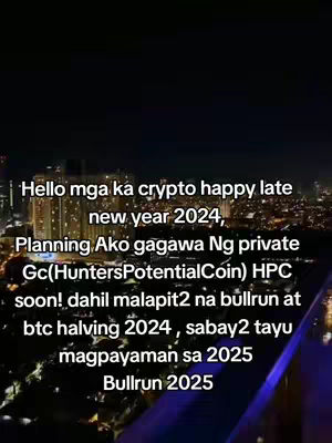 An image of a city at night with text overlaid at the bottom.