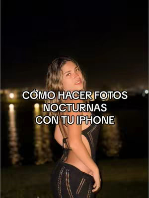 A woman stands in front of a blurred night scene, with text overlayed on the image. The woman is in a black dress and looking towards the camera.