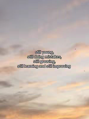 A vertical image showing a sunset or sunrise sky with various cloud formations. Overlaid on top is text in a simple sans-serif font.