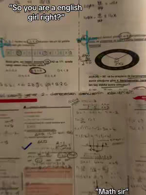 The cover image shows a close-up of handwritten math problems on a paper, with text overlays. The central focus is on the equations and problems, with some circles and annotations. The overall tone is academic and focused on studying.