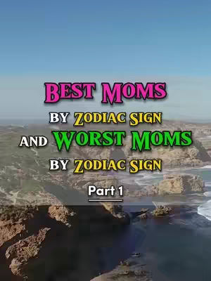The image showcases an aerial view of a coastal landscape under a blue sky. The land features rugged terrain, cliffs, and rocky formations, with the sea and waves visible along the coastline. Overlaid on this scenic backdrop are bold, stylized text elements in various colors, announcing the video's theme.