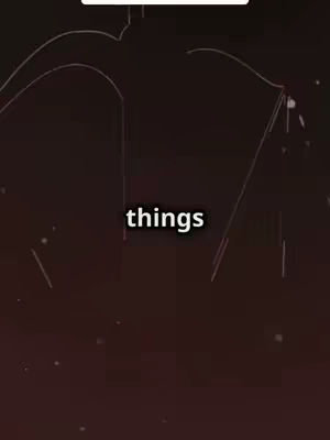 The image has a dark, reddish-brown background with a light-colored overlay featuring a network of curved lines that form an abstract shape. In the foreground, white text that reads "things" is neatly placed.