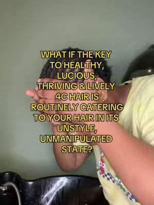 The cover image showcases a close-up view of a person, with their face mostly obscured, holding their hands up to their face as if shielding it. Overlayed on the image, in a yellow, bubbly font, is the text, indicating a focus on haircare. The background features a light-colored wall and what appears to be a salon sink. The overall composition gives a sense of intimacy and personal care.