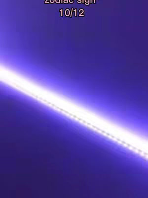 A gradient blue background with a diagonal white light source and the text "Zodiac sign" and "10/12" overlaid at the top.