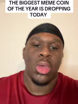 A close-up of a Black man's face, looking toward the camera and slightly to the left. He appears to be speaking, with his mouth open and tongue visible. The background is a plain, light beige wall. Above him, a white rectangle contains text in a bold, sans-serif font.