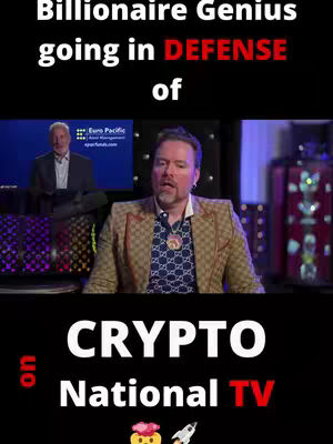 The cover image shows a man in a suit jacket giving his opinion on national TV. Text overlays on the image. In a smaller box, there's a person on the screen behind the main character.
