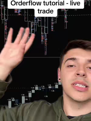 The cover image features a young man in a hoodie in the foreground with his arm raised towards the viewer. The background displays a stock market graph. Above the man, there is a white rectangular text overlay.