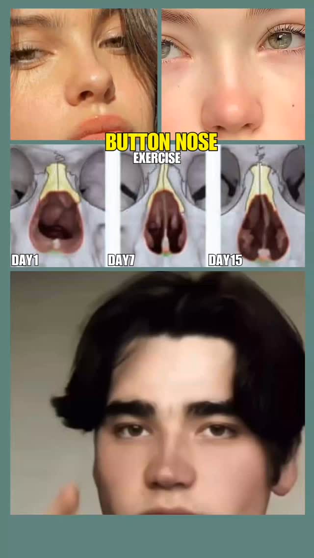 The cover image is a composite. It features two close-up images of eyes and noses at the top. Below, there are three anatomical diagrams of a nose, labeled DAY1, DAY7, and DAY15, showing a changing internal structure. At the bottom, there is a selfie of a young man, with dark hair, looking towards the camera.