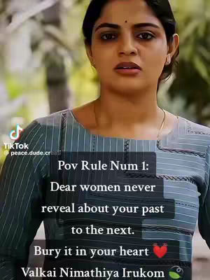 The cover image features a woman with a concerned expression, set against a blurred outdoor background. Text overlays provide the video's title or main message.