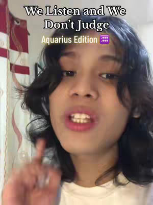 A close-up shot features a young woman with dark, wavy hair, facing the camera. The background has a patterned design. Text overlays the image. The woman is speaking.