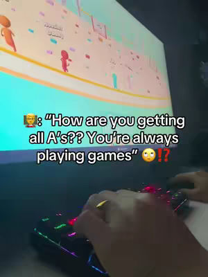 The cover image displays a person's hands on a computer keyboard with a lit screen. The screen displays a cartoon-like image. Above the keyboard is the text-overlay question with emojis.