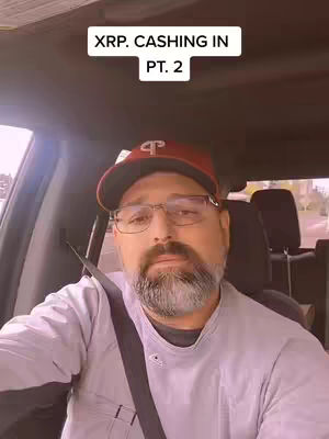 The cover image shows a man in the driver's seat of a car. The man is wearing a baseball cap and glasses, and he has a beard. Text overlays at the top of the image describes the video topic.