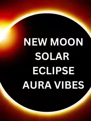 The cover image features a stylized depiction of a solar eclipse. A large black circle dominates the center, representing the moon obscuring the sun. The outer edge of the circle is surrounded by a vibrant, fiery orange and red gradient, mimicking the solar corona during an eclipse. White text is layered over the black circle, describing the event and setting its tone.
