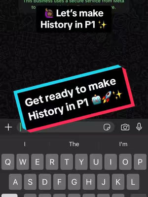 The image shows a smartphone screen overlay with text boxes and emojis. There is a keyboard at the bottom of the screen, suggesting a messaging or texting context. Overall a screenshot of a social media post