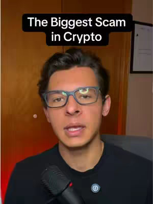 A man in glasses looks directly towards the camera, set against a wooden door background. A black banner with white text floats above him.