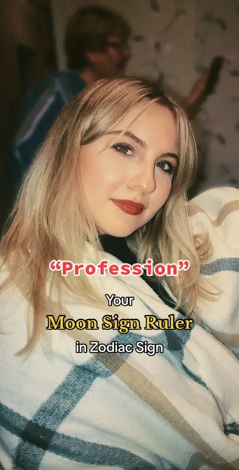 A selfie-style photo featuring a young woman with blonde hair and red lipstick, wrapped in a patterned blanket. Bold text overlays the image.