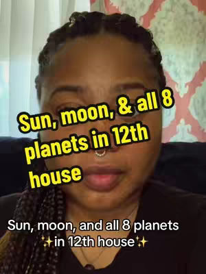 A close-up shot of a woman with dark skin in front of a textured, patterned background. She has dark hair styled in braids and a nose ring. Overlaid on her image is a large, yellow text box with black text, advertising the video's topic. Below, there is a slightly opaque text box containing text relevant to the video's title.